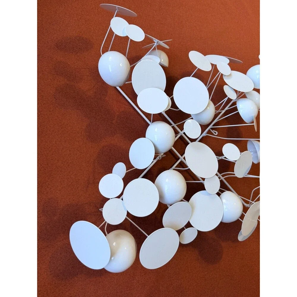 Kenneth Wingard's Jere inspired MCM 'Raindrops' Brutalist Wall Art Sculpture